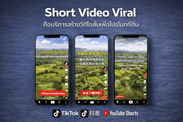 รับทำวีดีโอ ขายที่ดิน