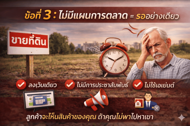 ขายที่ดินไม่ได้