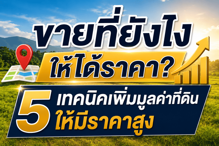 ขายที่ดินให้ขายง่าย