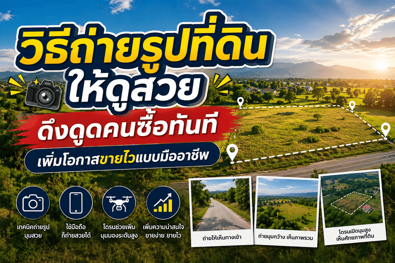 เทคนิคถ่ายรูปที่ดิน,