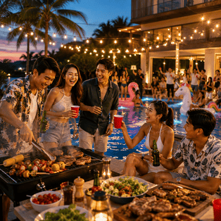 BBQ & Pool Party