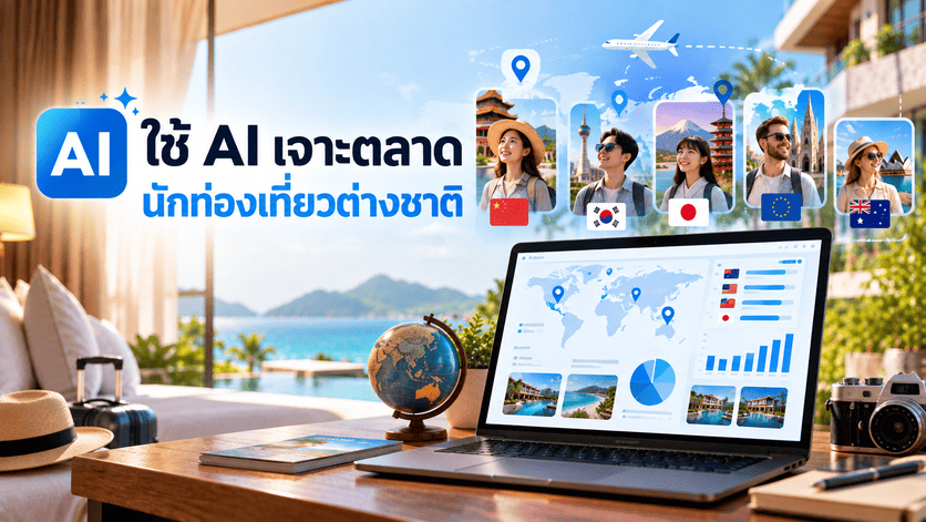 ใช้ AI เจาะตลาดนักท่องเที่ยวต่างชาติ